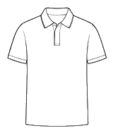Embroidered polo shirt for St Aldrich's Primary School